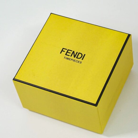 FENDI Runaway 71000M Gold Plated Leather Quartz Watch - Picture 8 of 16